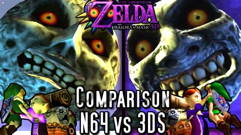 Zelda Majora s Mask 3ds Vs N64 Zelda: Majora's Mask | Nintendo 64 vs Nintendo 3DS | 4K Graphics Comparison  - YouTube